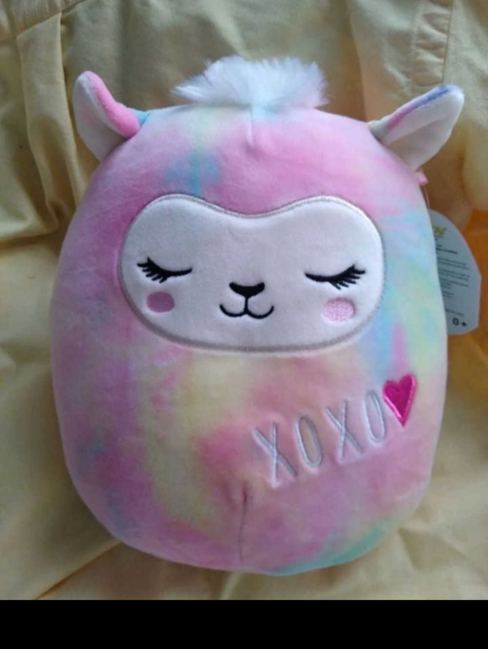 Squishmallow Leslie Liama Rainbow 8” Plush Kellytoy New